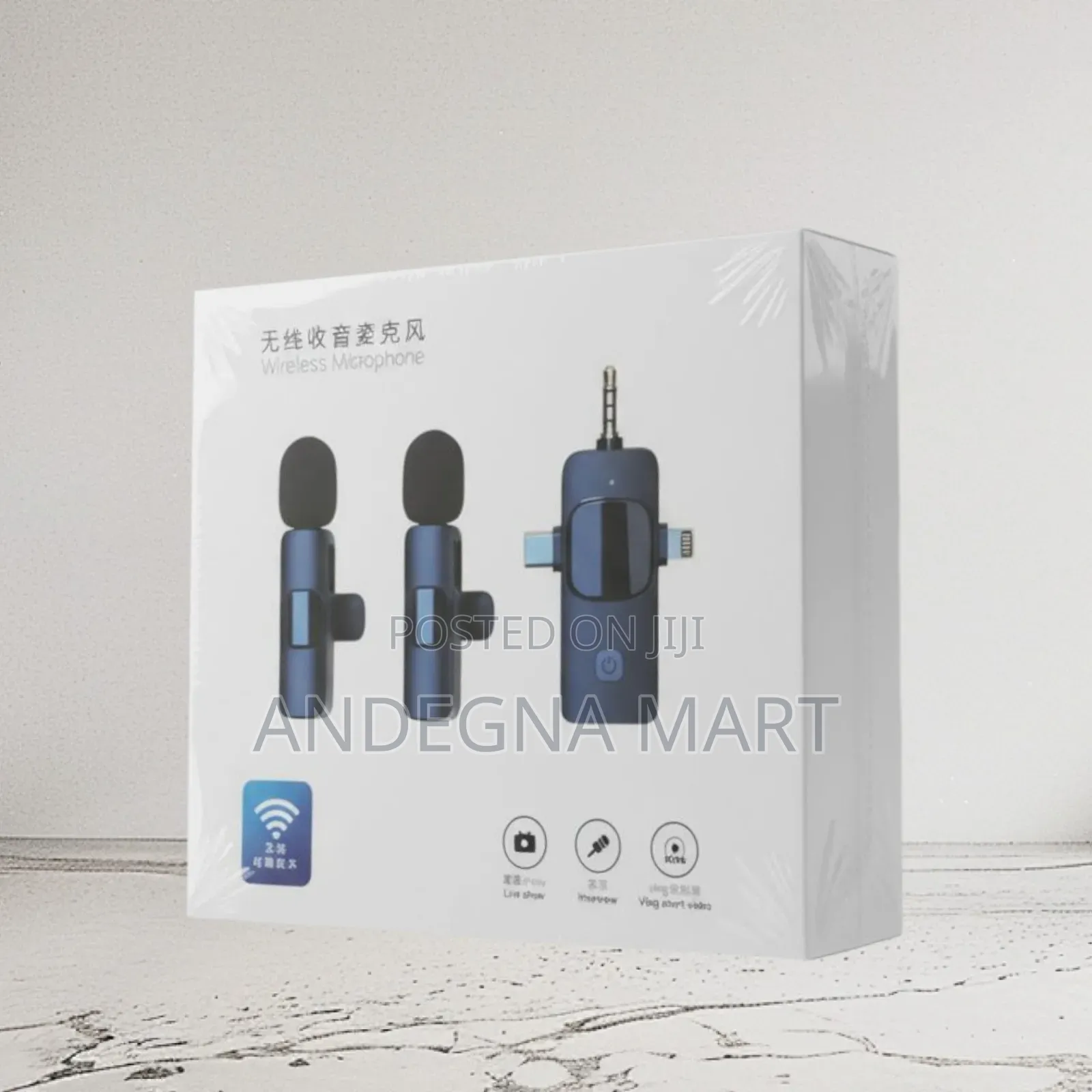 Wireless Mic for All Device: Lavalier for C, iPhone, and DSLR