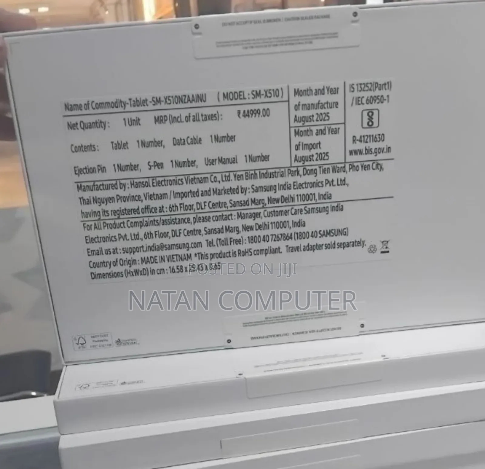 New Samsung Galaxy Tab S9 FE+ 128 GB