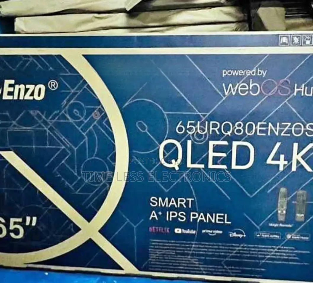 Enzo 65′′ Smart Tv – Big Screen, Smart Entertainment