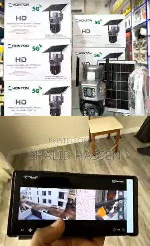 Honton Solar 5g Outdoor Security Camera Hd With 2lens