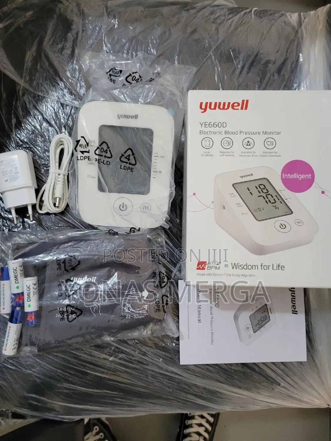 Bp Monitoring昲殺blood Pressure Monitor Ye660d (Main Device)画臣bp Apparat