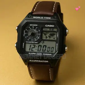 Photo - Casio. Digital Display. Illuminator.
