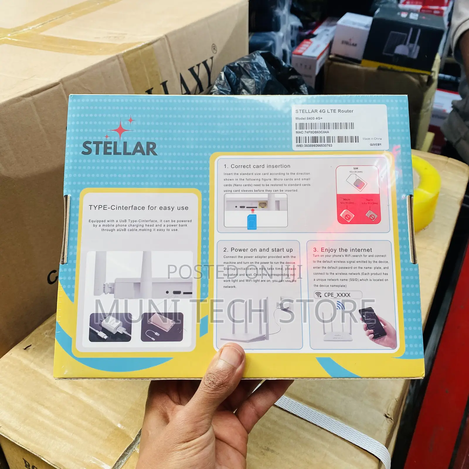 Stellar 8400 4g+ Wireless Router. This Device Is a 4g Lte Router