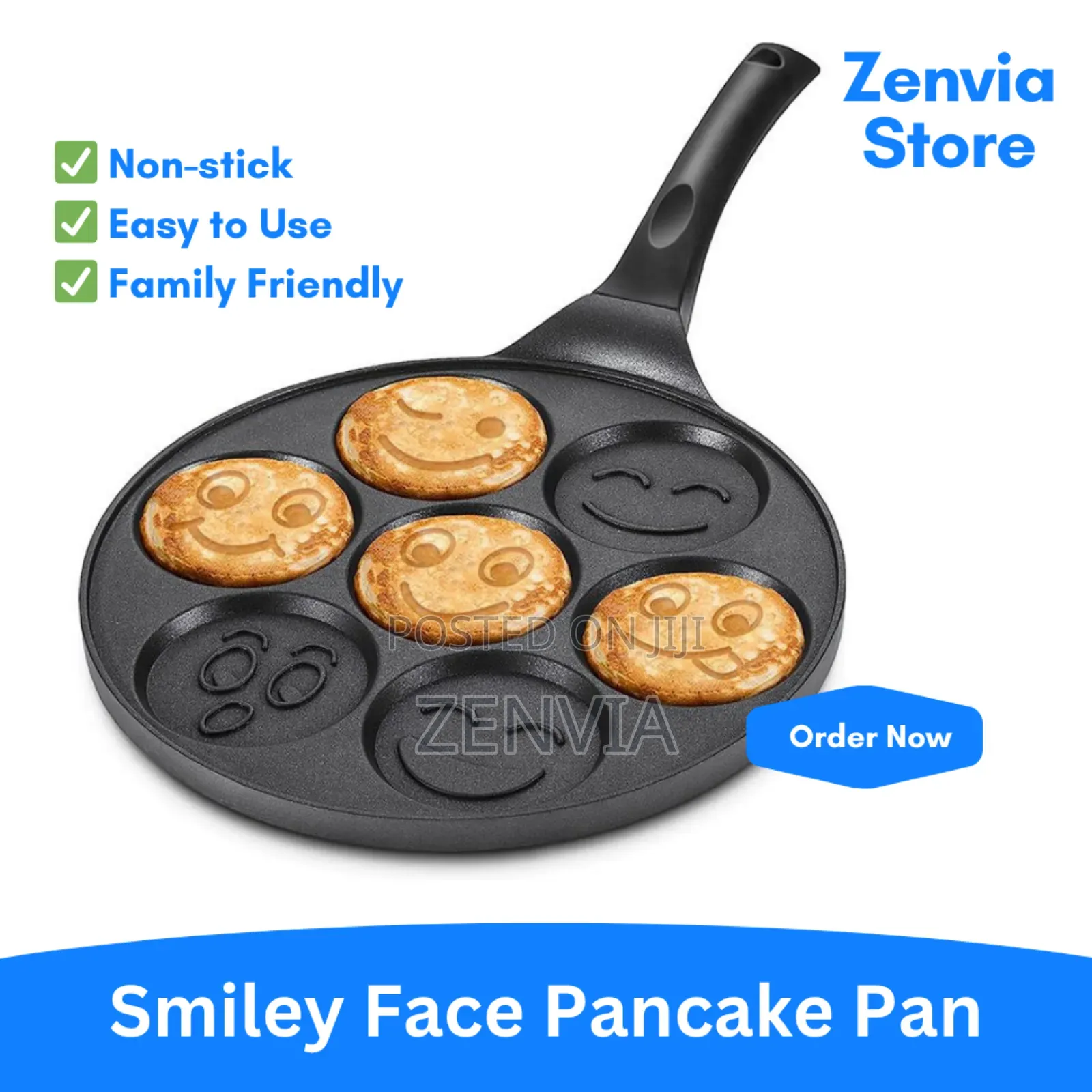 Smiley Face Non-stick Pancake Pan