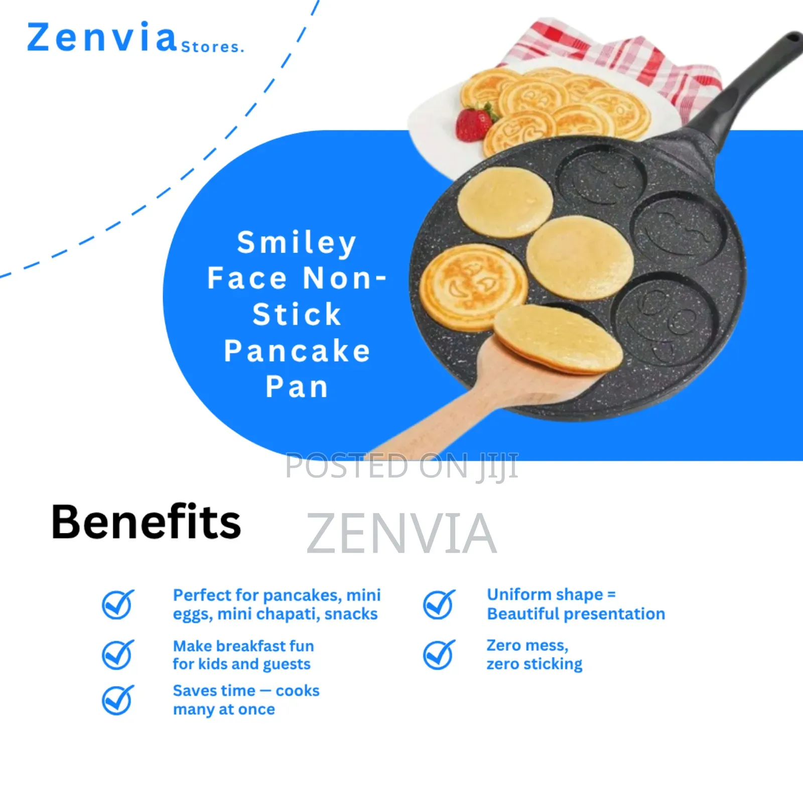 Smiley Face Non-stick Pancake Pan