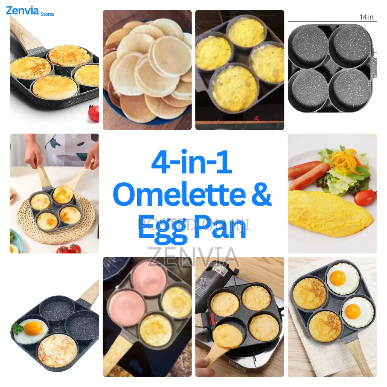 4-in-1 Omelette Egg Pan