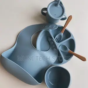 6 Silicon Baby Feeding Set