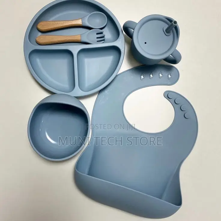 6 Silicon Baby Feeding Set