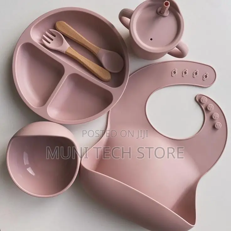 6 Silicon Baby Feeding Set