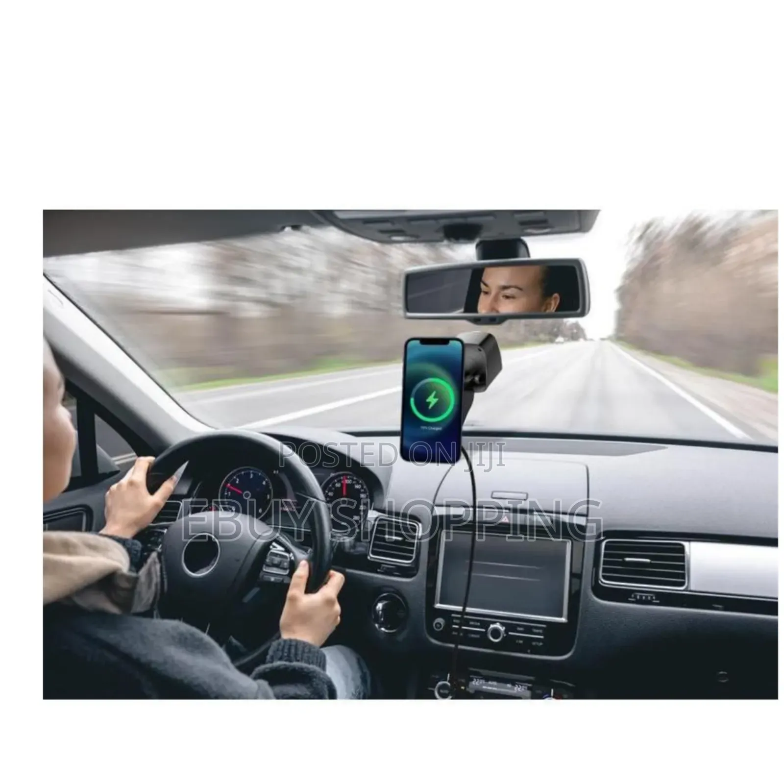 15w Qi Fast Wireless Charging Magnetic Car Mount by Virton