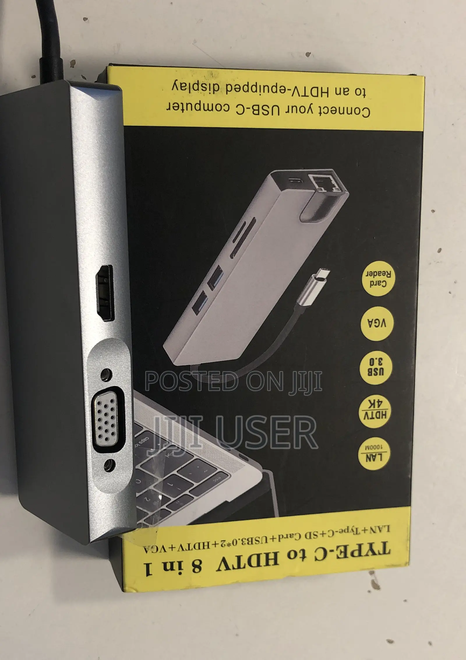 Type-C HDTV 8 in 1 + Vga