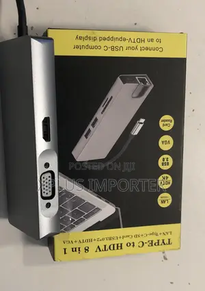 Type-C HDTV 8 in 1 + Vga