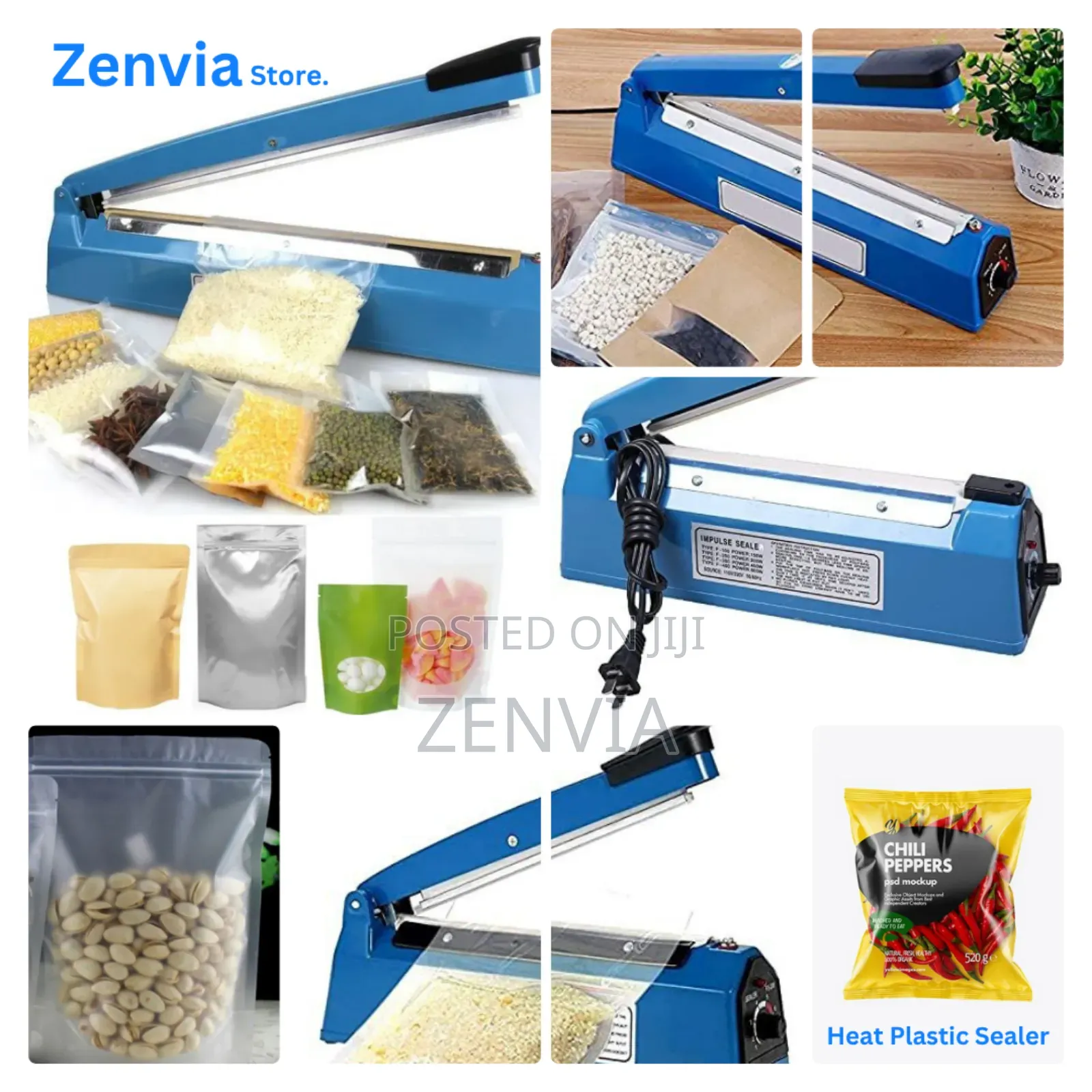 Heat Plastic Sealer /Impulsive Sealer /ማሸጊያ ማሽን
