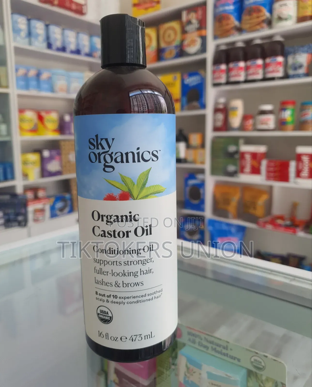 Sky Organics Organic Castor Oil.