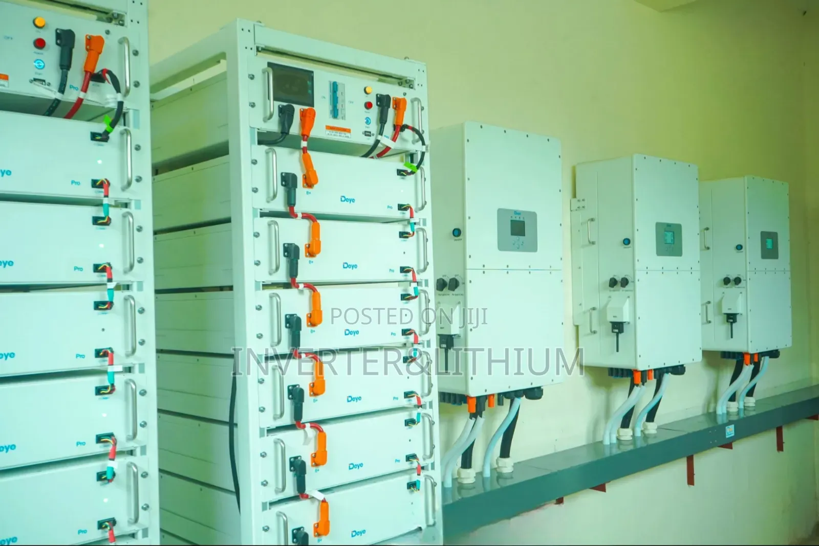 40kw Solis/Deye Hybrid Inverter Lithium Ion Battery