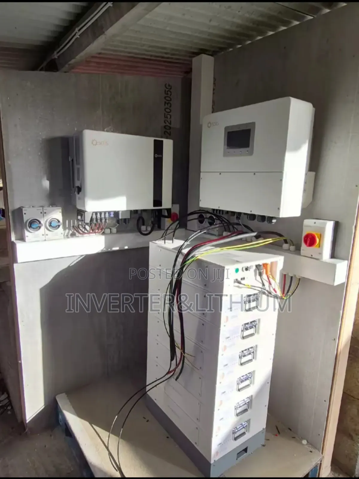 40kw Solis/Deye Hybrid Inverter Lithium Ion Battery