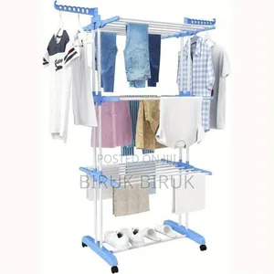 Photo - Three Layer Clothes Hanger Rack High Quality