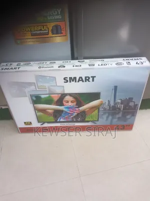 Smart Tv 43inch Double Glass