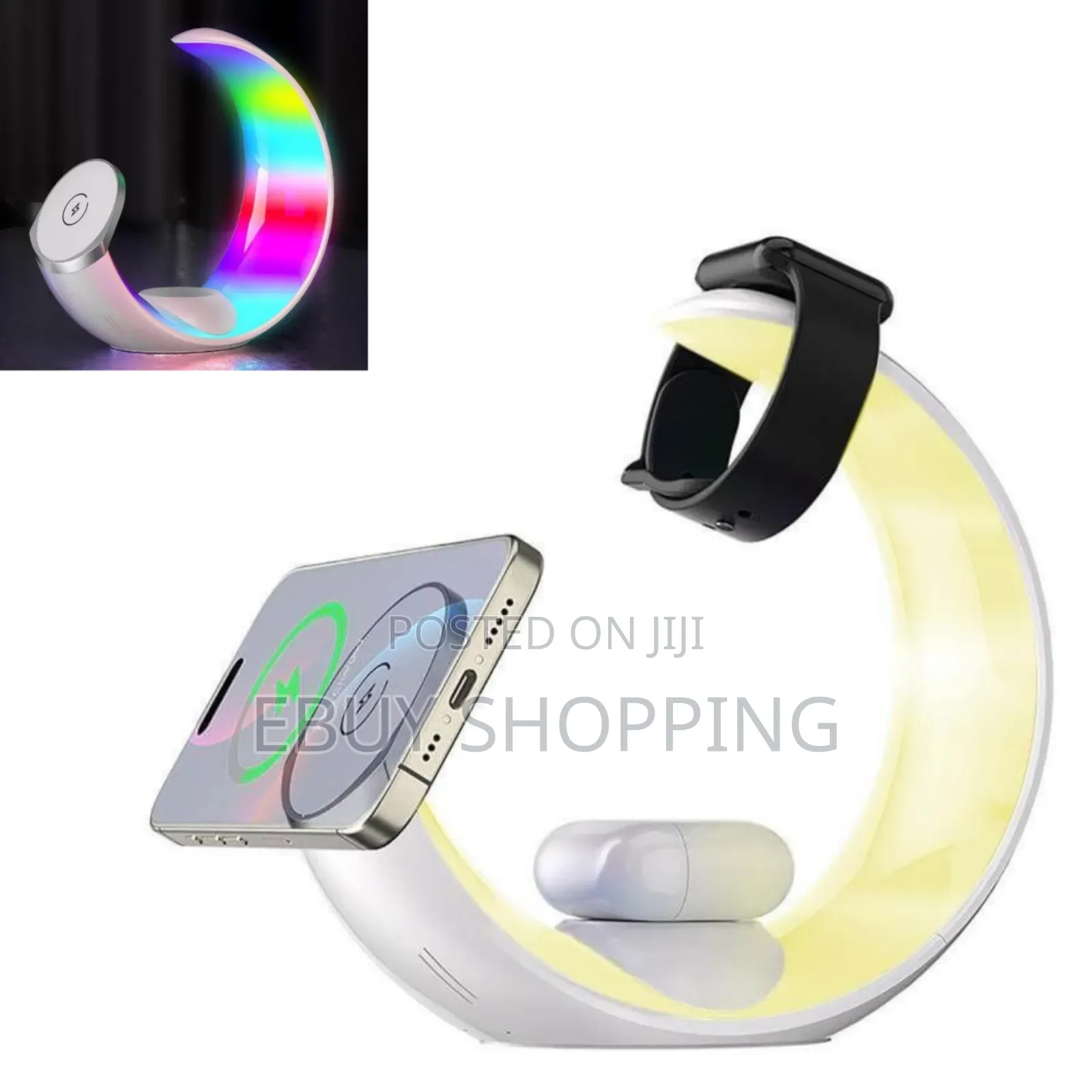 Elegant Charging Station With 3 Lighting Modes