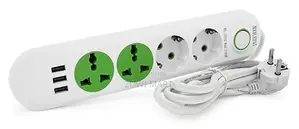Texas 4-Power Socket + 3 Usb | 220–250v 3000w