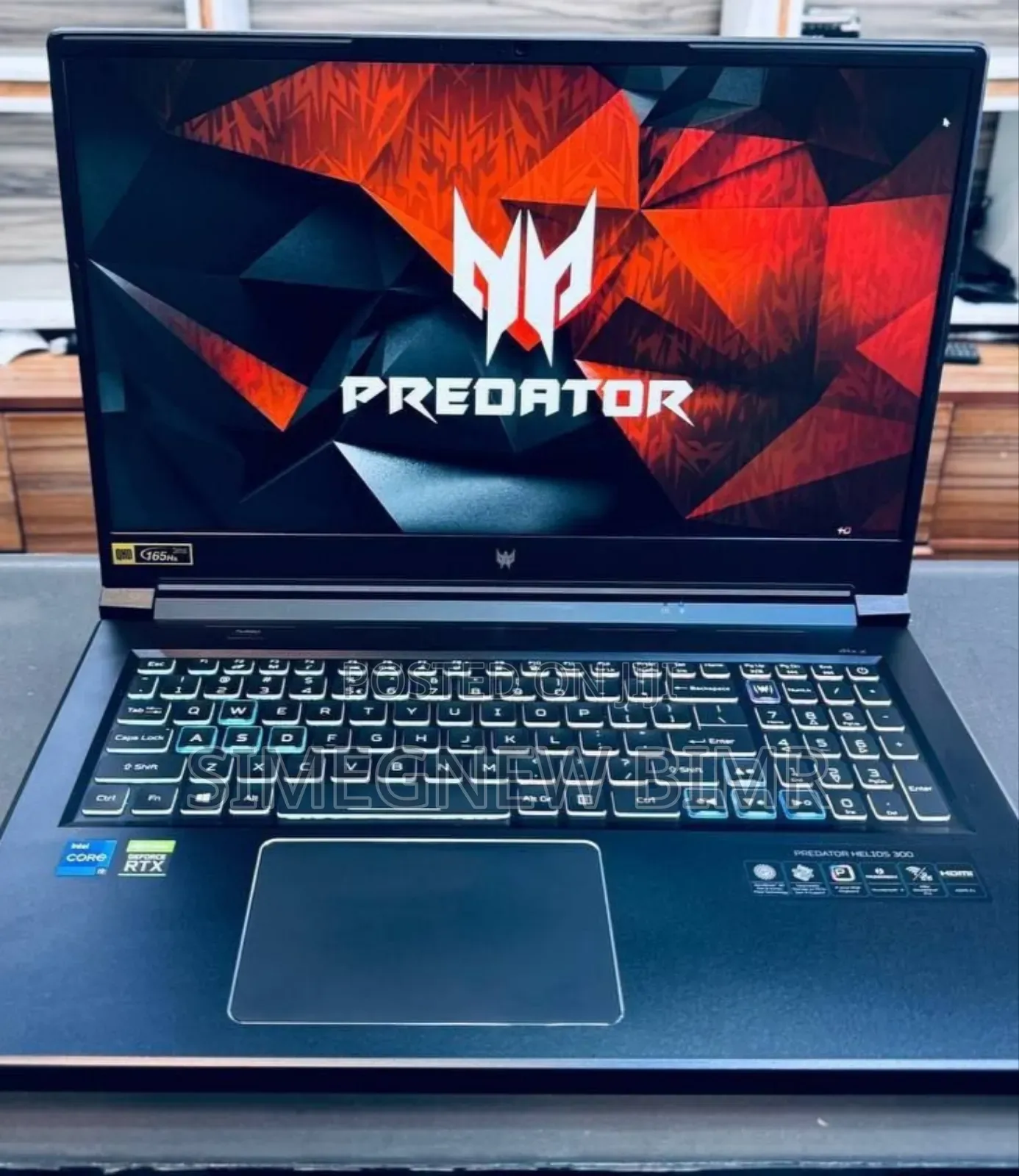 New Laptop Acer Predator Helios 300 16GB Intel Core I9 SSD 1T