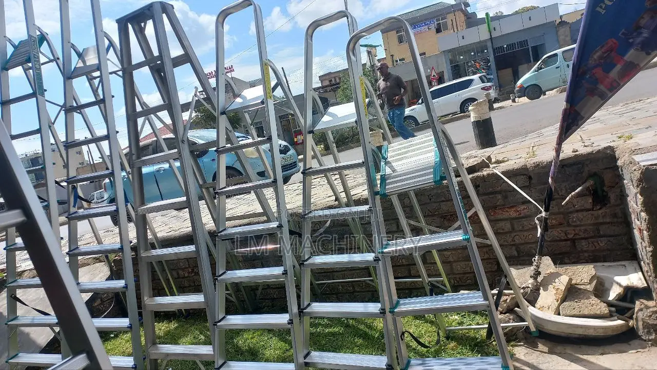 Total Aluminium Ladder 4,8,9step