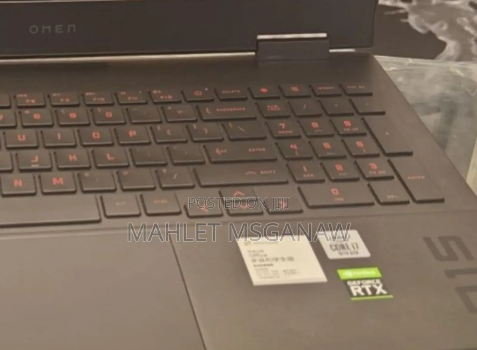 New Laptop HP Omen 15 16GB Intel Core I7 SSD 1T