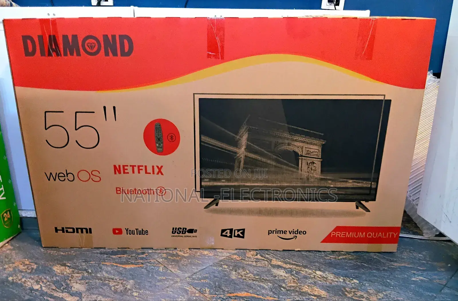 Diamond 55 Inch Smart Double Screen Webos New 2025 Real Original