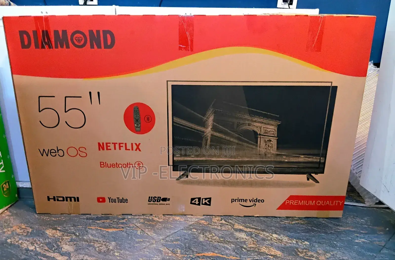 Diamond 55 Inch Smart Double Screen Webos New 2025 Real Original