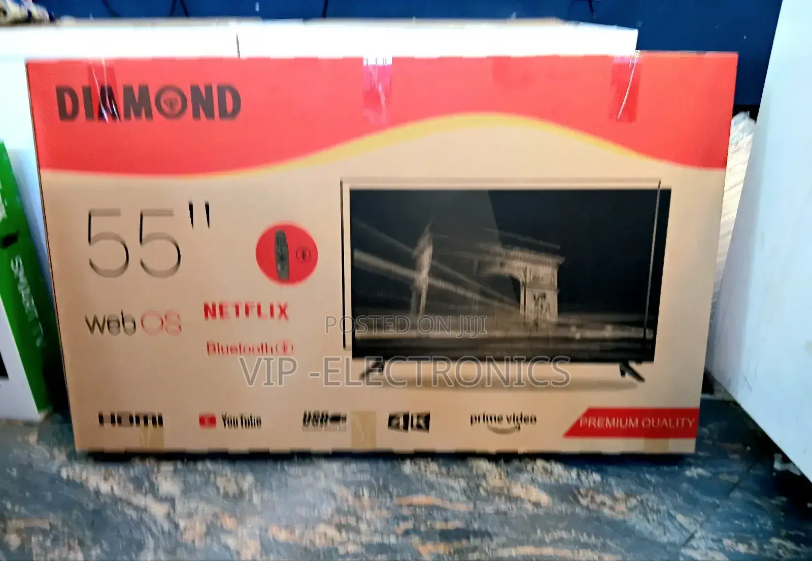 Diamond 55 Inch Smart Double Screen Webos New 2025 Real Original