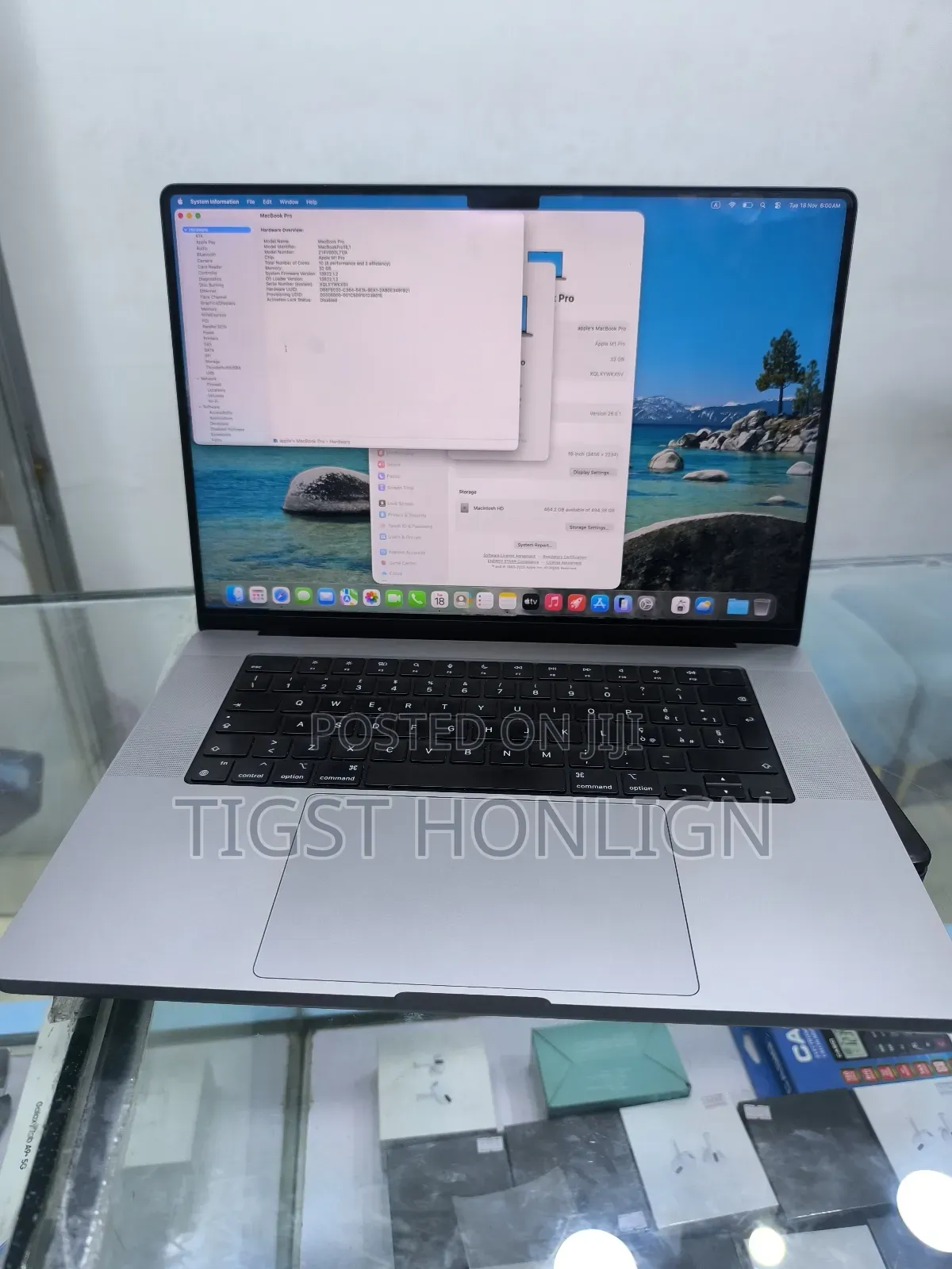 New Laptop Apple MacBook Pro M1 32GB Apple M1 Pro SSD 1T
