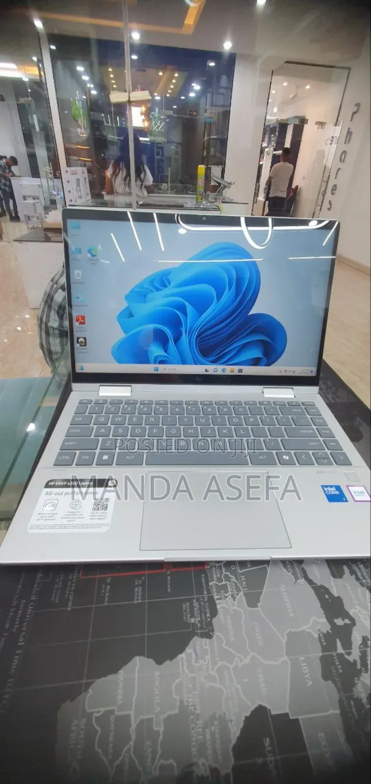 New Laptop HP Envy X360 16GB Intel Core 7 SSD 512GB