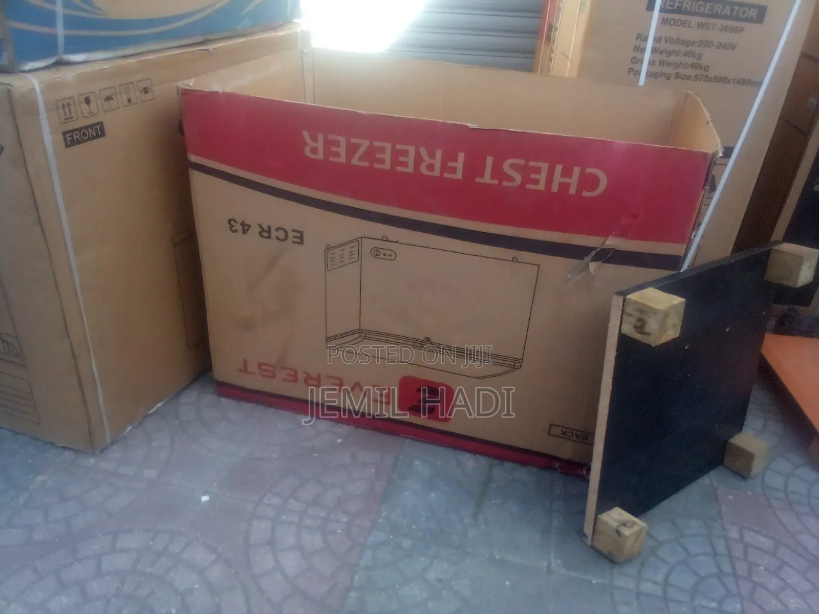 Everest Chest Freezer Model 430l Dip New