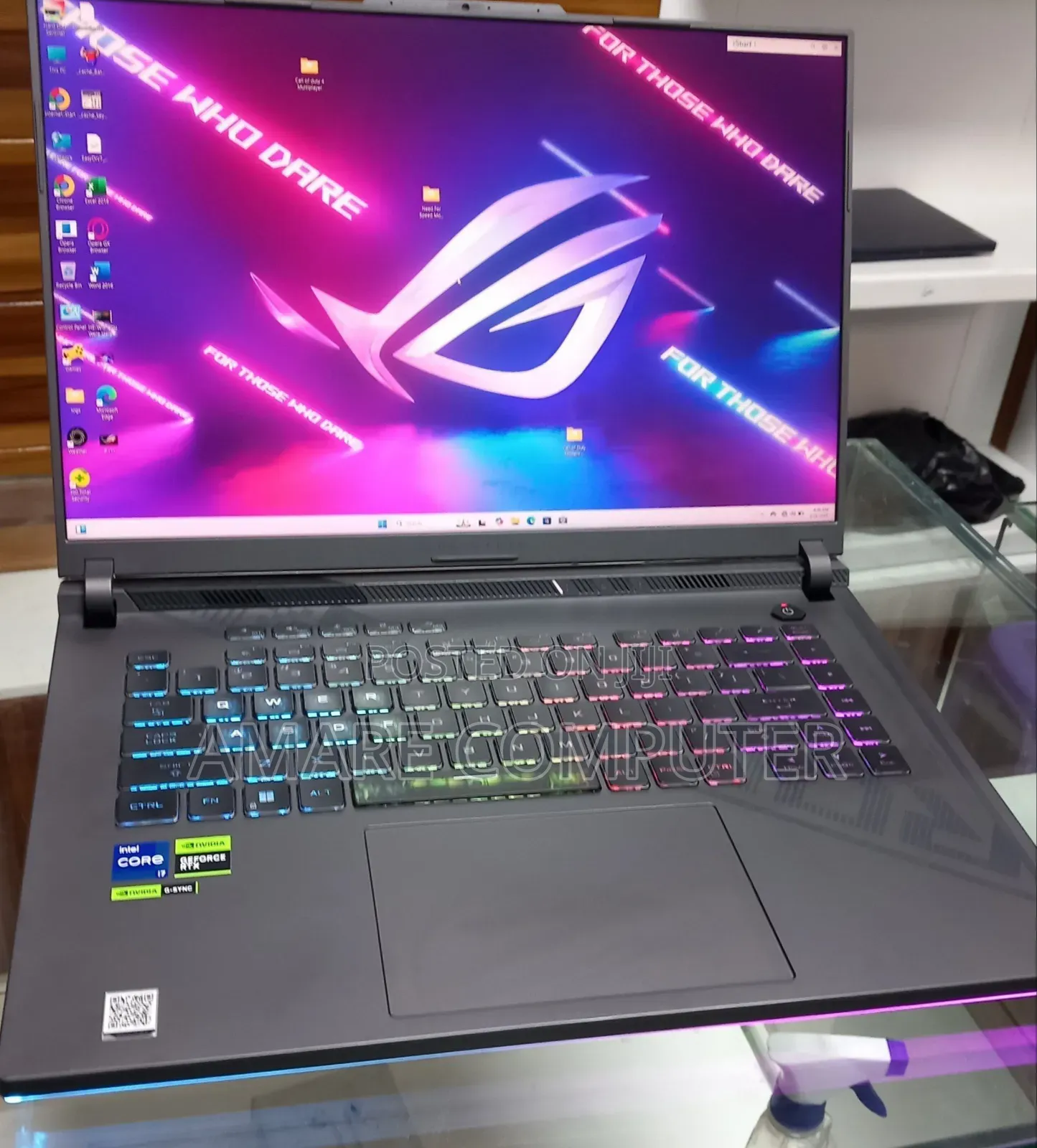 New Laptop Asus ROG Strix G16 G614 16GB Intel Core I7 SSD 1T
