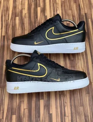 Photo - Nike Air Force 1 – Black Gold Edition