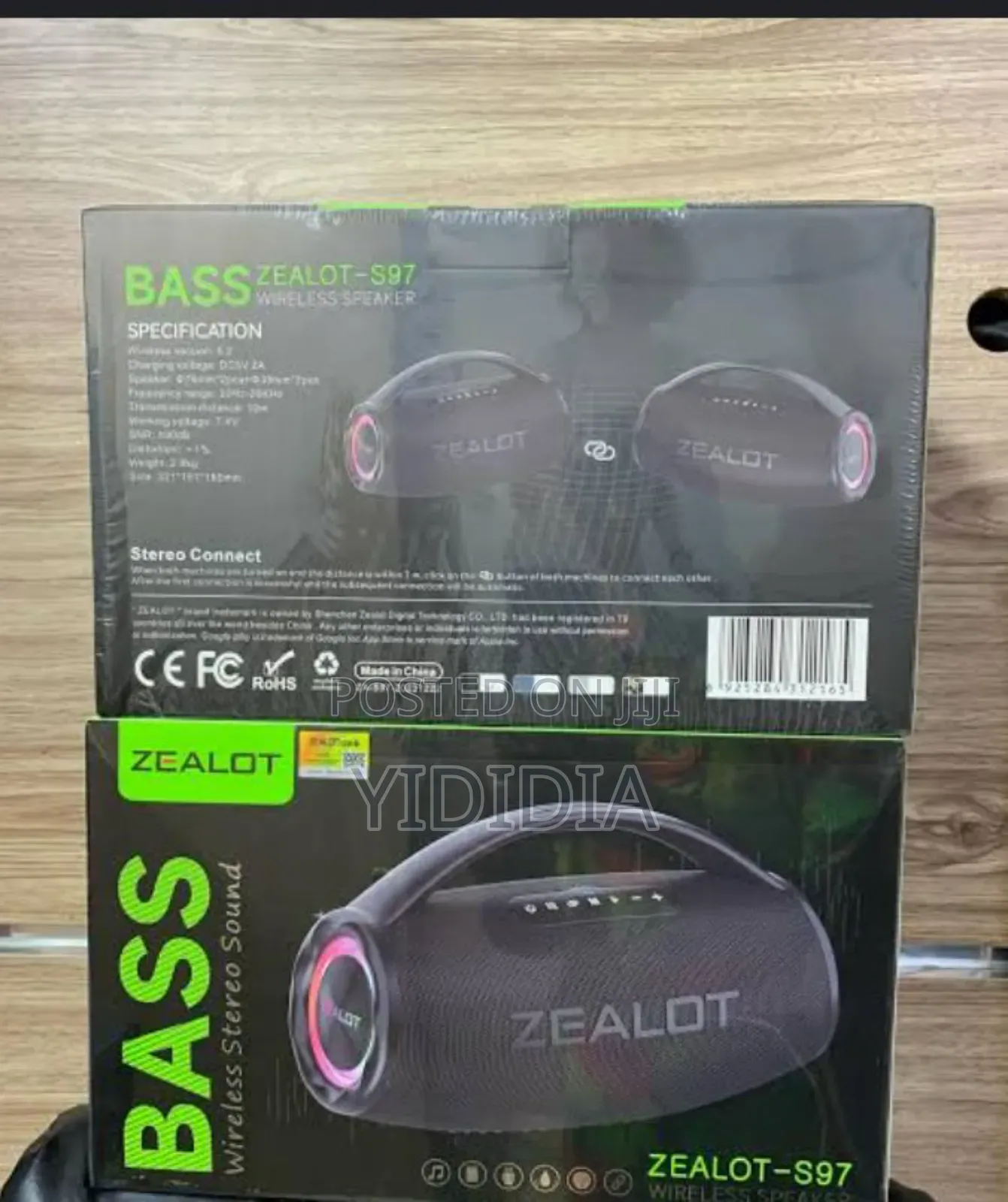 Zealot Bass Portable Bluetooth Speaker – Powerful Sound, Deep Bass!