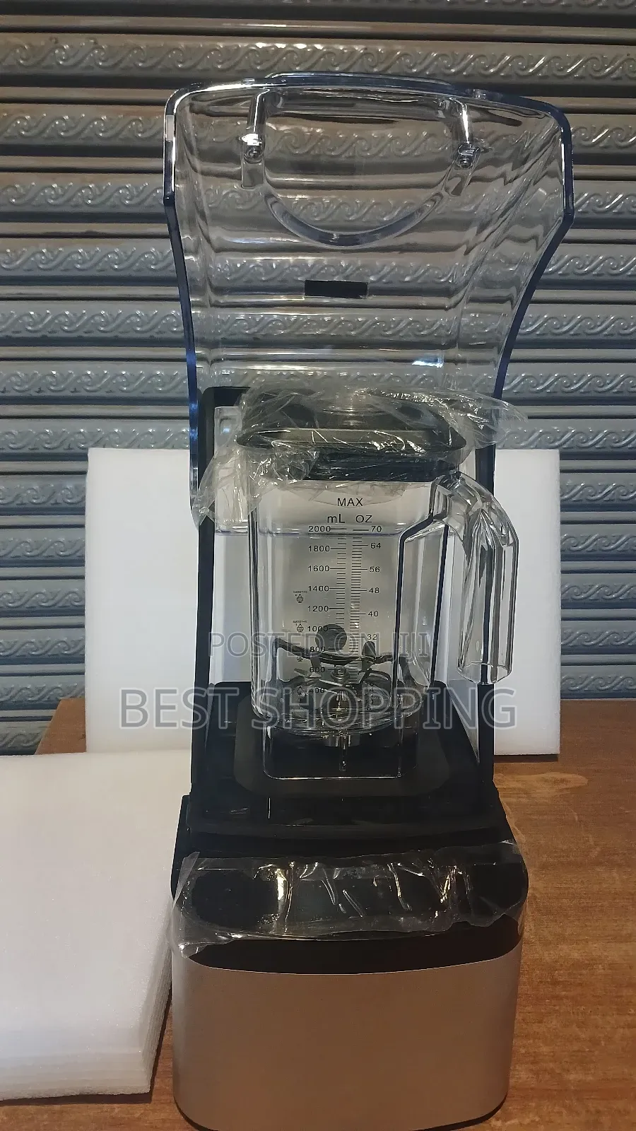 Roshan Silent Heavy Blender Machine Commercial Shield Juicer ድምፅ የሌለው