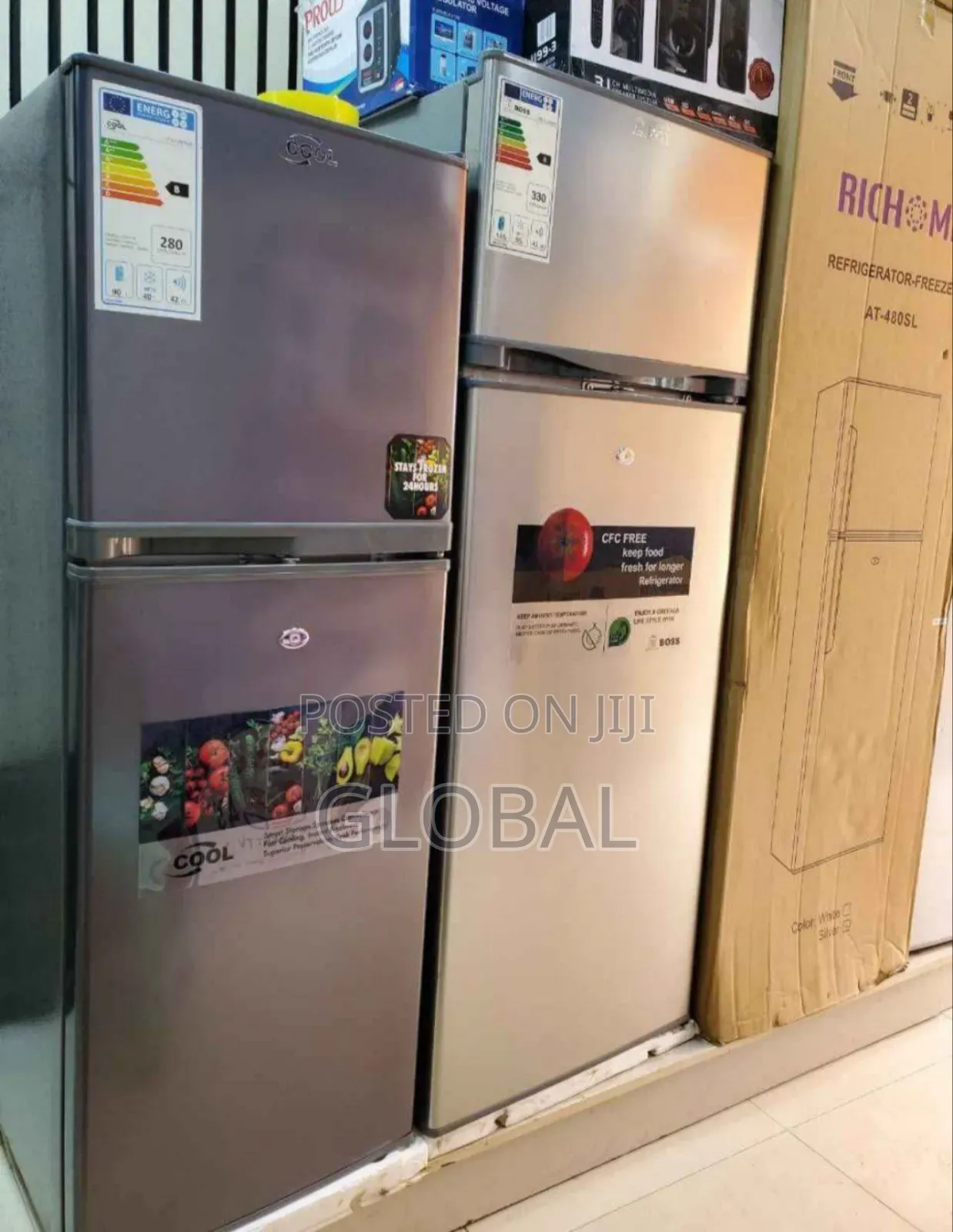 Cool 360litre Fridge Silver