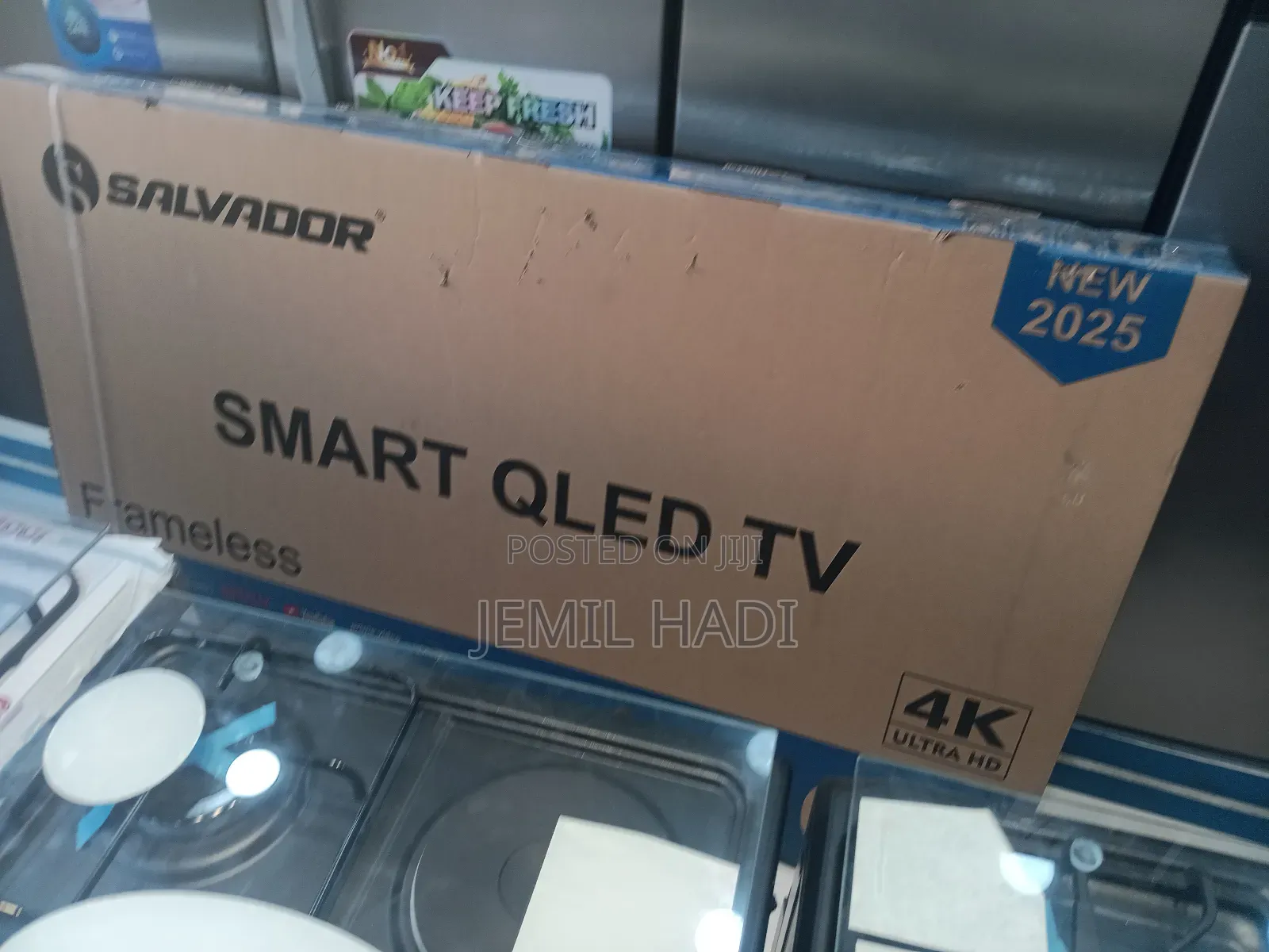 Salvadoor Smart Tv 75, Qled Fram Less New,2025