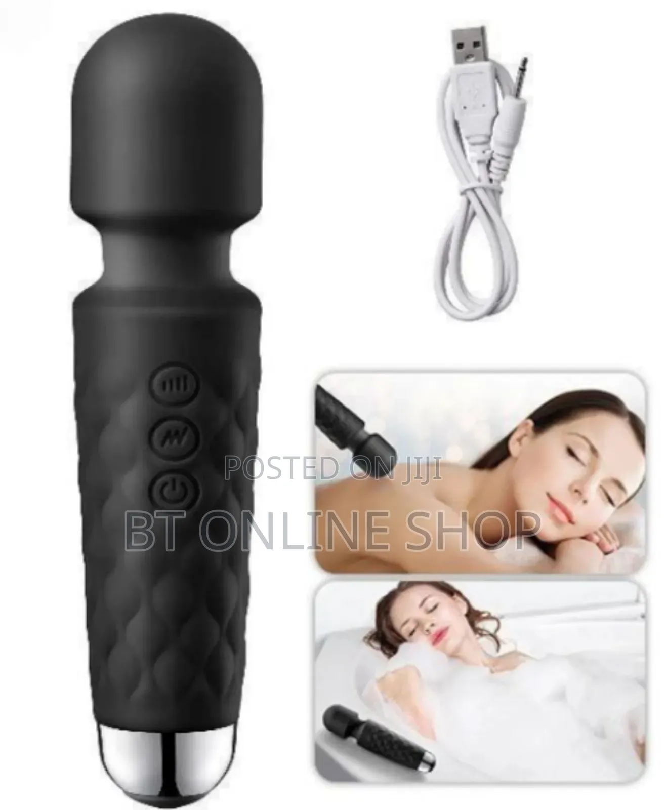 Rechargeable Silicon Magic Massager