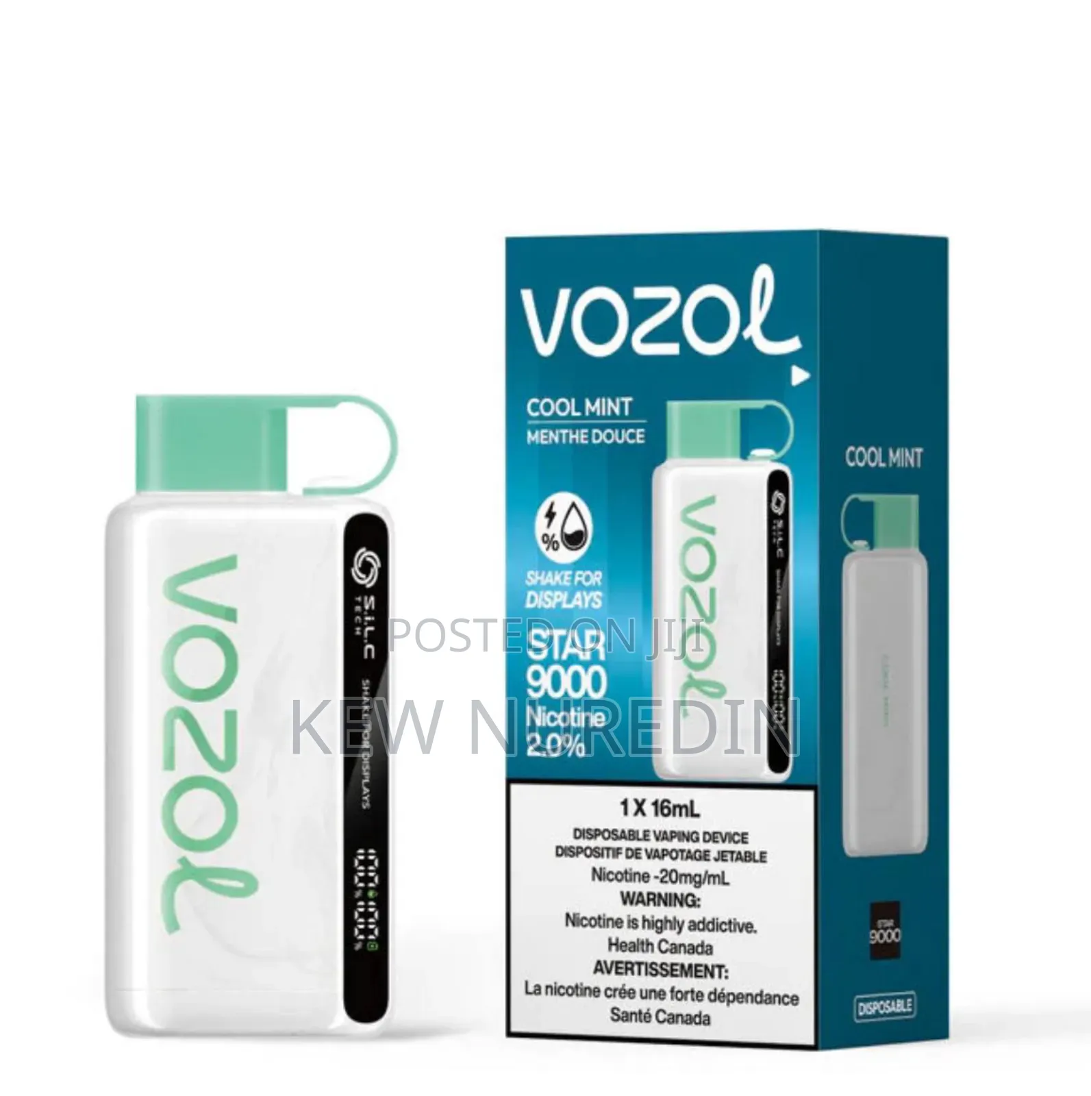 Vozol 12000 Puff Vape Cool Mint Flavor
