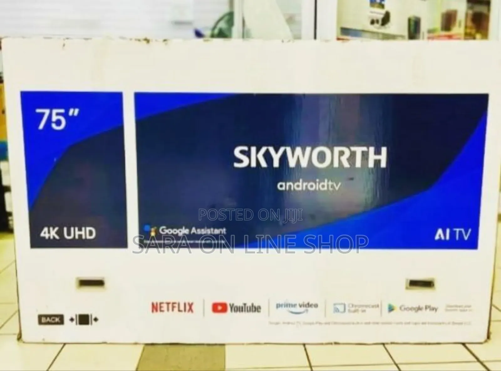 ♤♤Sky Worth 75" Uhd Tv >>New 2025 >>10year Warranty Free Delivery
