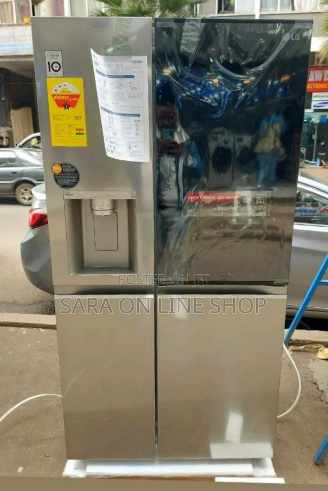 Lg 4doors Slid by Sild Refgerator ♧10year Warranty ♧Free Delivery