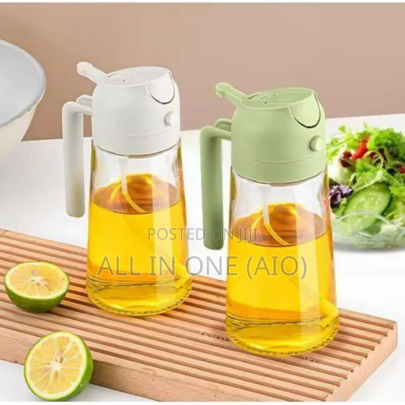 2in1 Oil Spary and Dispenser Bottle