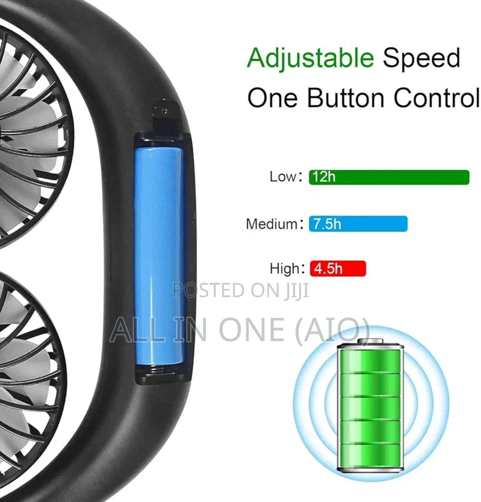 Versatile Cooling: Hands-free Comfort
