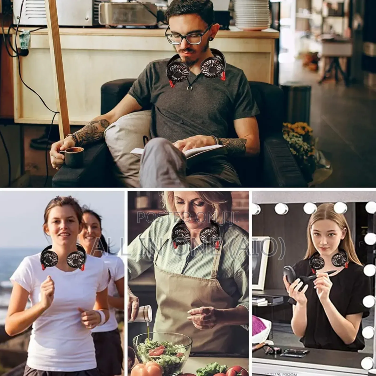 Versatile Cooling: Hands-free Comfort