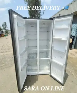 ^^Garad 2doors Black Glass Refgerator (10year Warranty)Free Delivery