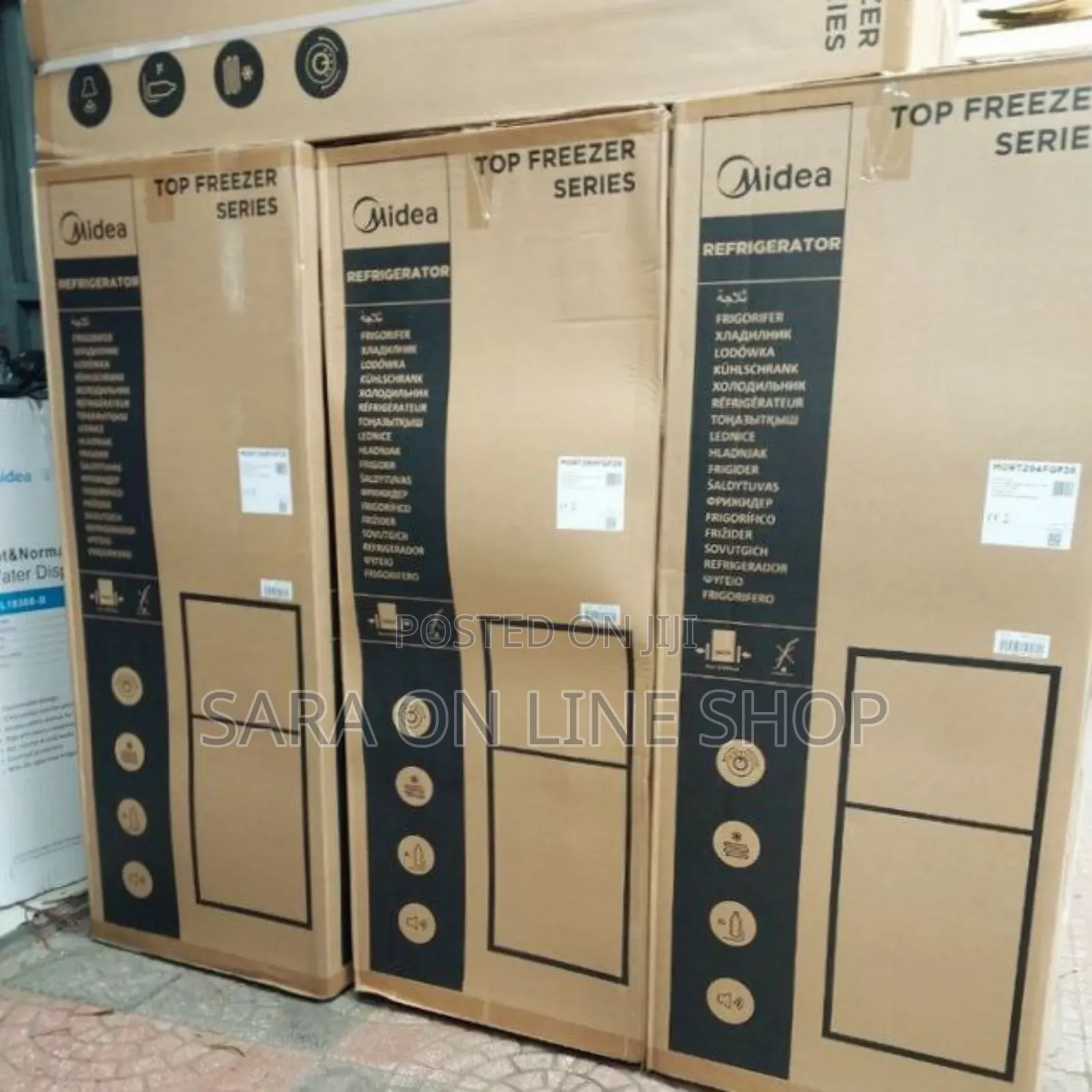 **Midea 237 Liters Refrigerator *10year Warranty Free Delivery