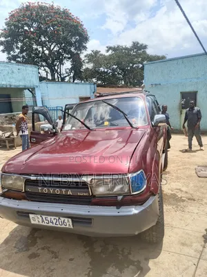 Toyota Land Cruiser 90 1997 Red