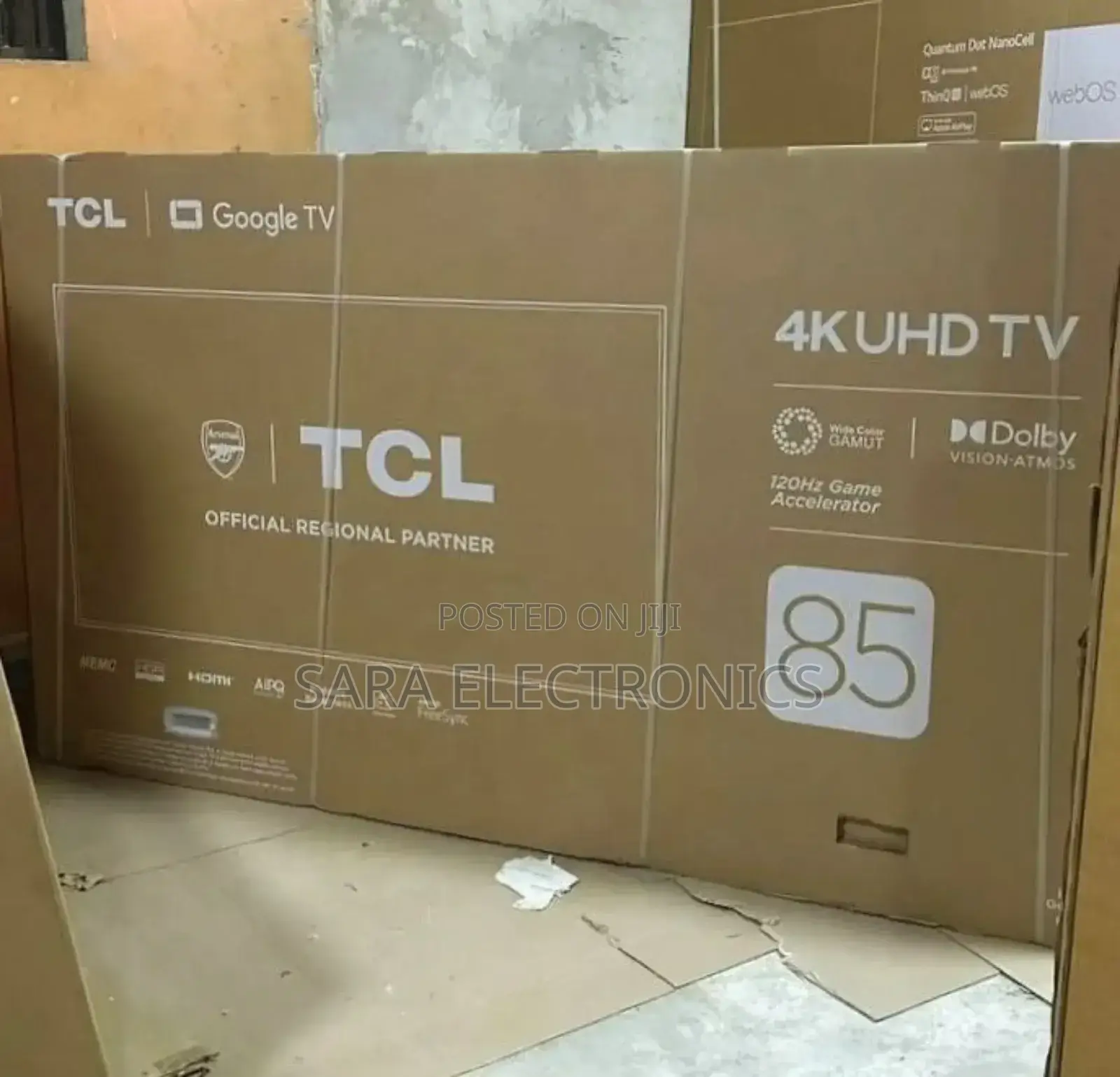 Tcl 85" Google Uhd Tv New 2025 [10year Warranty] Free Delivery